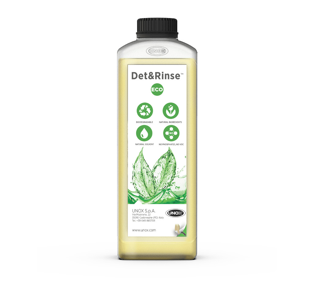DET&Rinse™ ECO unox detergent for commercial oven with automatic washing DB1018A0.