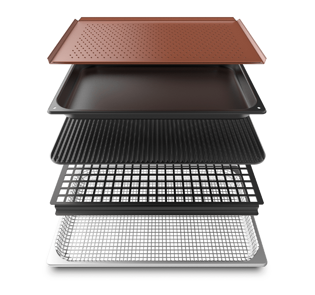 START.COOK[1] Start-up set teglie costituito da: 1 x GRP815, TG975, TG885, TG870, TG900. XUC028.