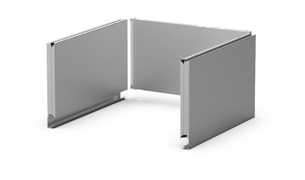 Unox Coperture laterali per stand alto. XUC234.