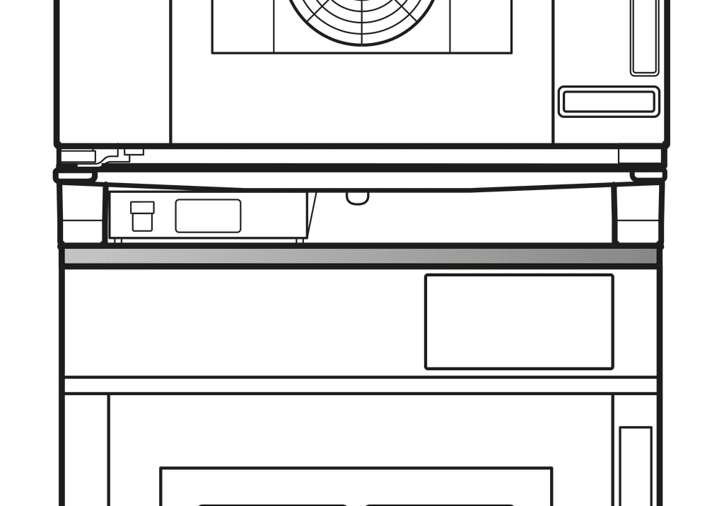 Unox Contiene tutte le parti necessarie per la corretta installazione e sovrapposizione di EVEREO® + forno CHEFTOP COUNTERTOP. XEEQC-0011-E.