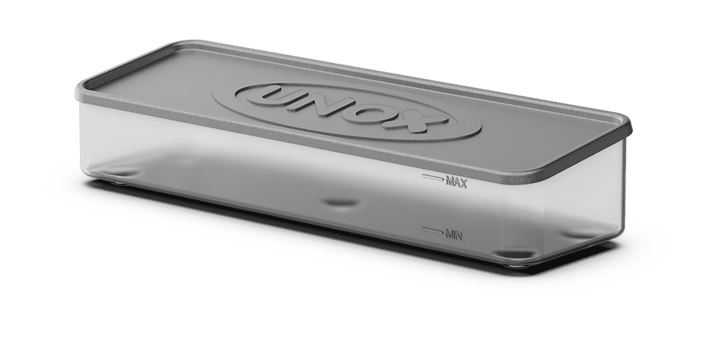 Unox Serbatoio d'acqua da posizionare sul cielo del forno. Capacità di 6 litri. XHC026.