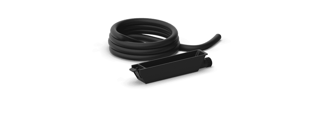 Unox Include un tubo con aggancio al cassetto di raccolta di briciole per raccogliere facilmente acqua e residui di cibo al termine della pulizia. XHC054.