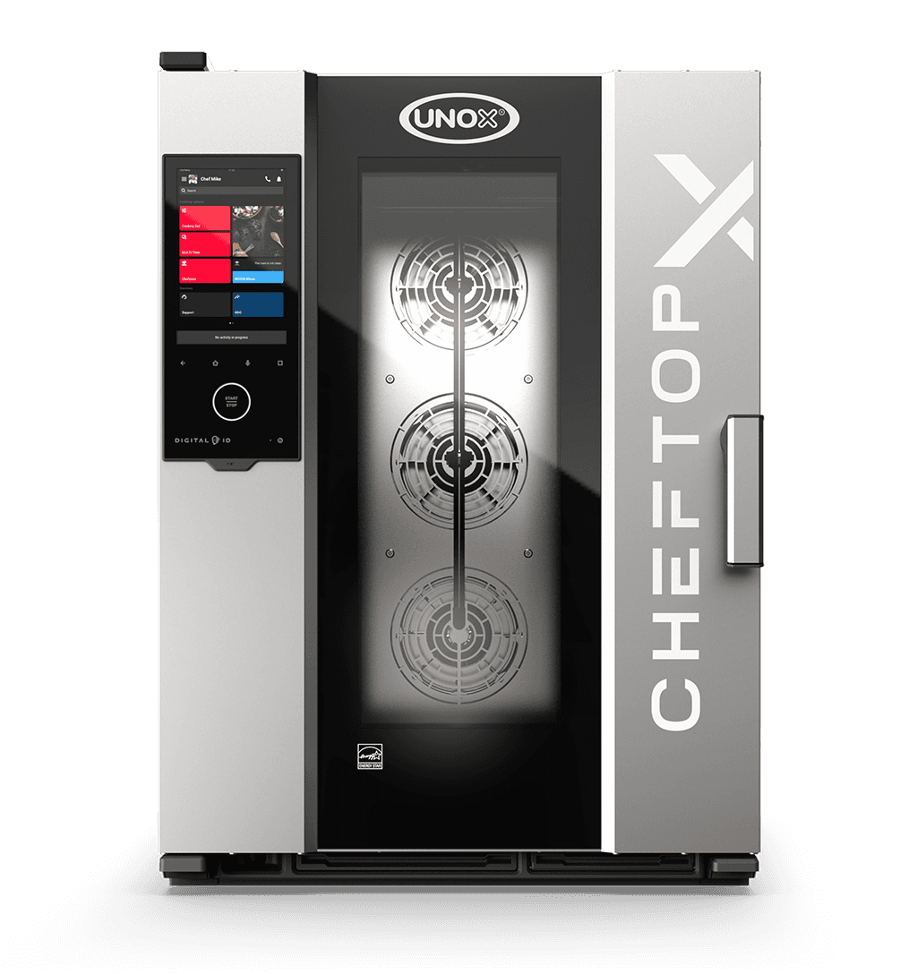 10 trays GN 1/1 Render of UNOX CHEFTOP-X™ commercial combi oven XADA-1011-EXRS-PO.