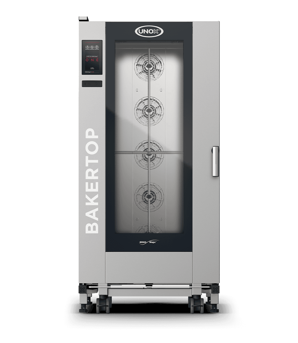 16 trays 600x400 Render of UNOX BAKERTOP MIND.Maps™ ONE commercial combi oven XEBL-16EU-E1RS.