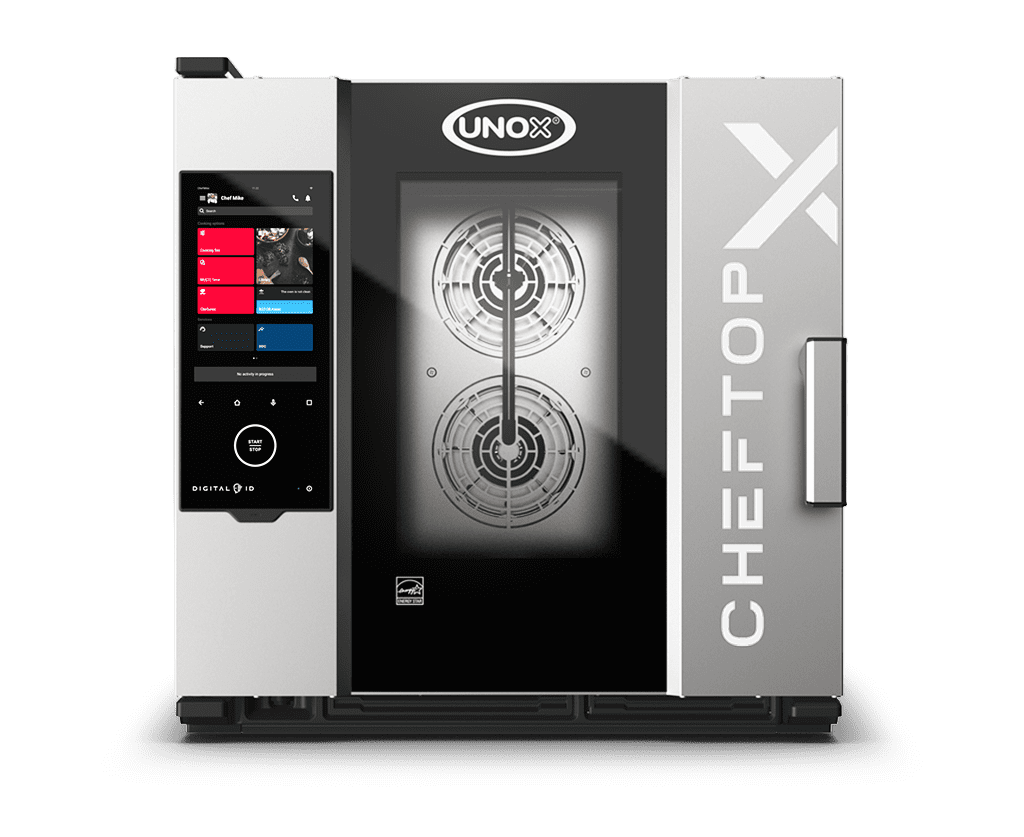 6 trays GN 1/1 Render of UNOX CHEFTOP-X™ commercial combi oven XEDA-0611-EXRS.