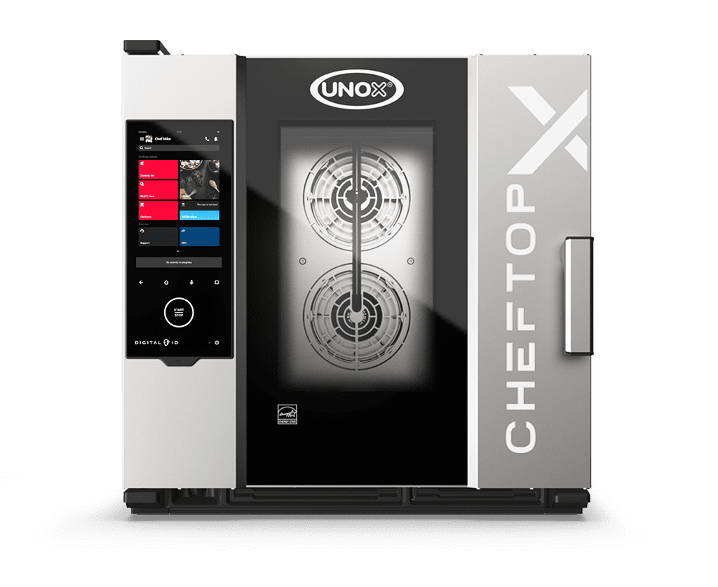 6 trays GN 1/1 Render of UNOX CHEFTOP-X™ commercial combi oven XEDA-0611-GXRS-ET.