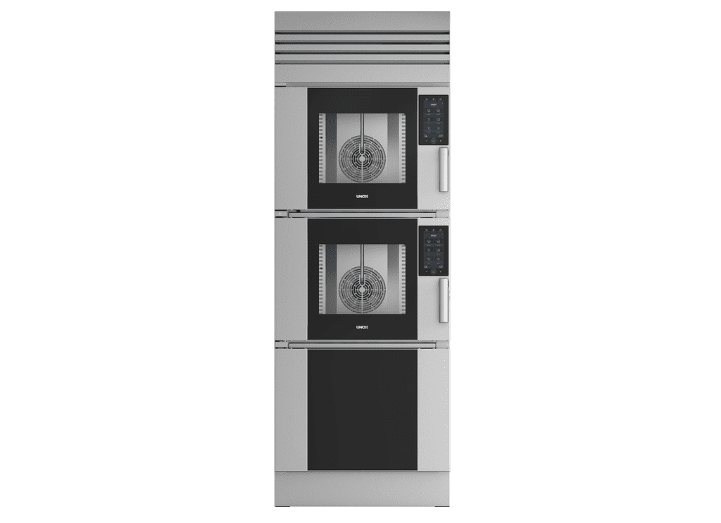 4 + 4 trays GN 1/1 Render of UNOX CHEFTOP MIND.Maps™ PLUS commercial combi oven XEVH-5511-EPRM-HP.