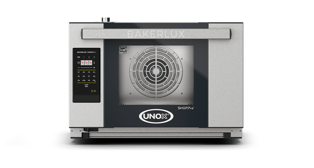 3 trays 460x330 Render of UNOX BAKERLUX SHOP.Pro™ GO commercial convection oven XEFR-03HS-EGDN.