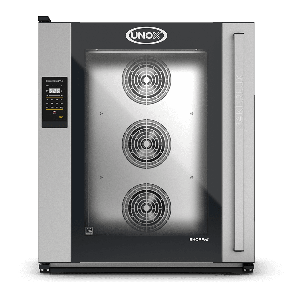 10 trays 600x400 Render of UNOX BAKERLUX SHOP.Pro™ GO commercial convection oven XEFR-10EU-EGRN.