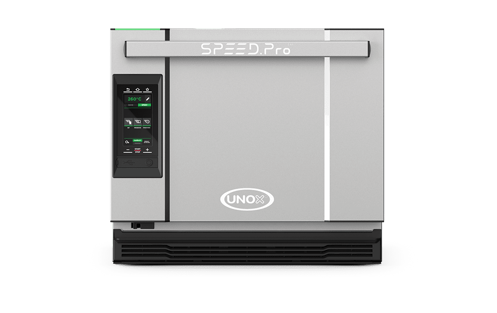 3 trays 18"x13" (BAKE) Render of UNOX SPEED.Pro™ commercial convection speed oven XASR-03HS-EDDS.