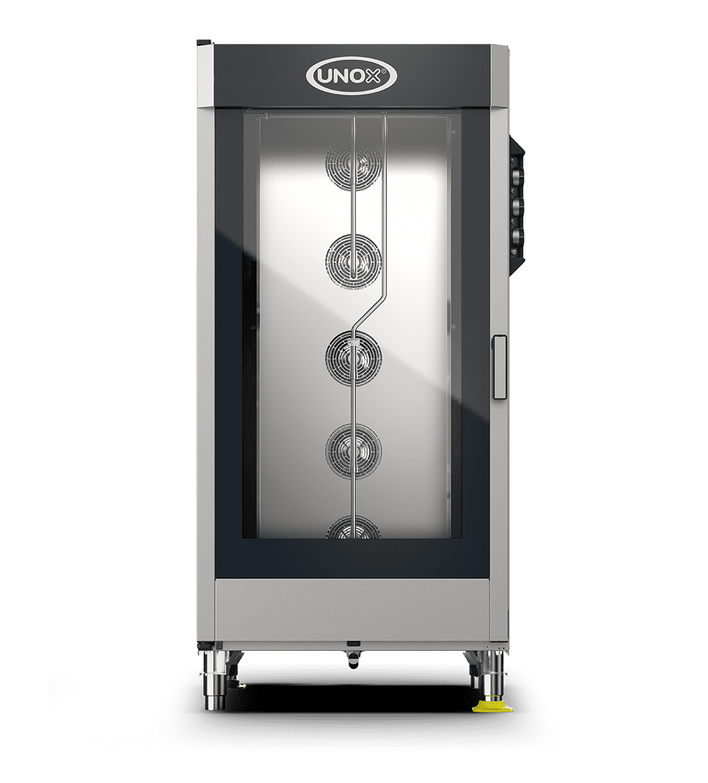 20 trays GN 1/1 Render of UNOX CHEFLUX™ commercial convection with humidity oven XV1093.