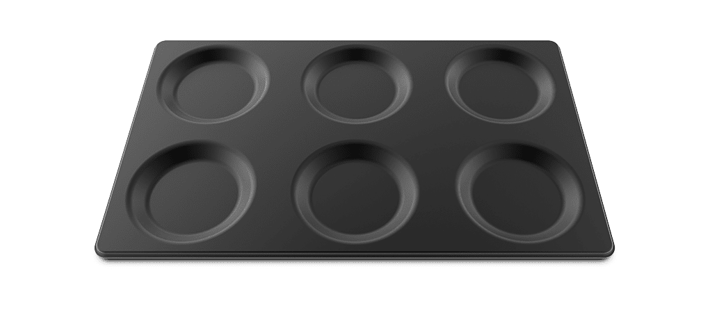 EGGS 6x2 unox commercial tray for frying and eggs GN 1/1, GN 2/1 TG935.