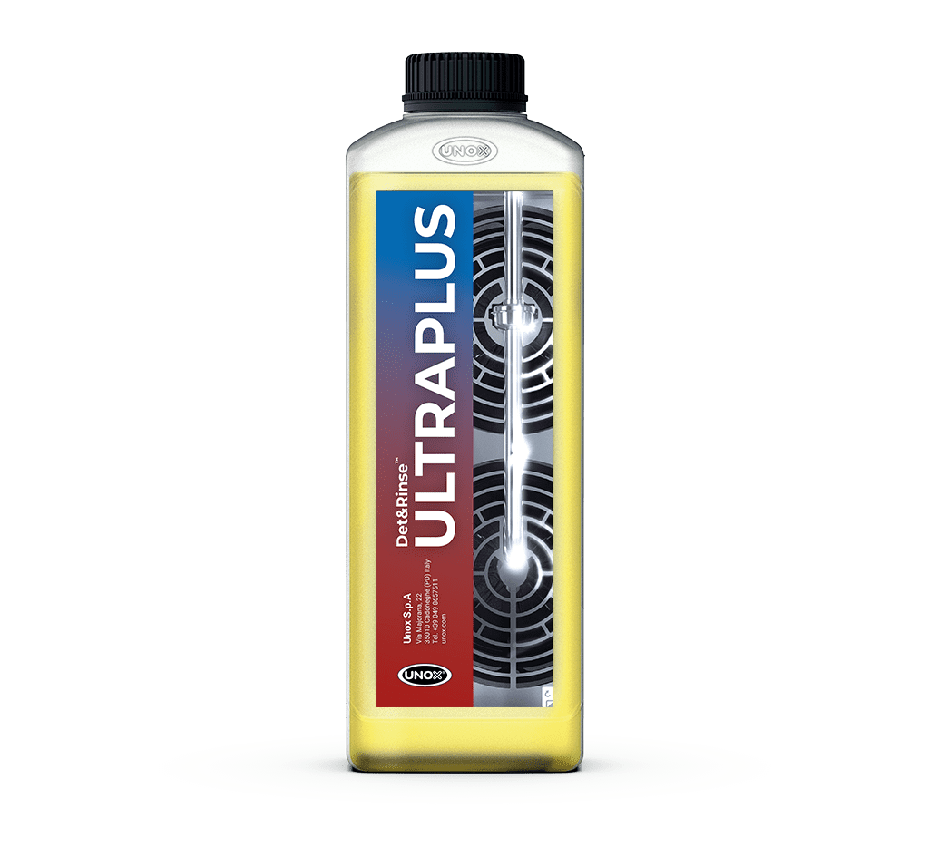 DET&Rinse™ ULTRAPLUS detergente Unox per forni professionali con lavaggio automatico DB1075A0.