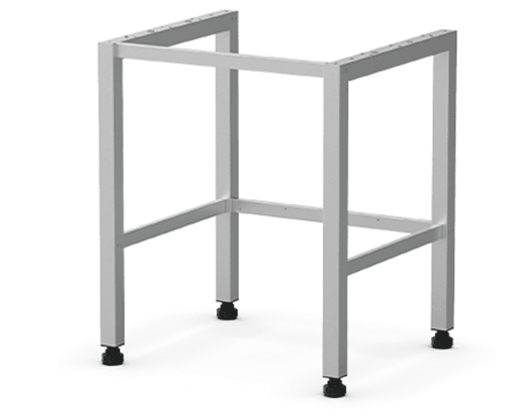 Unox Oven support structure that ensures stability and safe maintenance. XEVH-0511-R1.