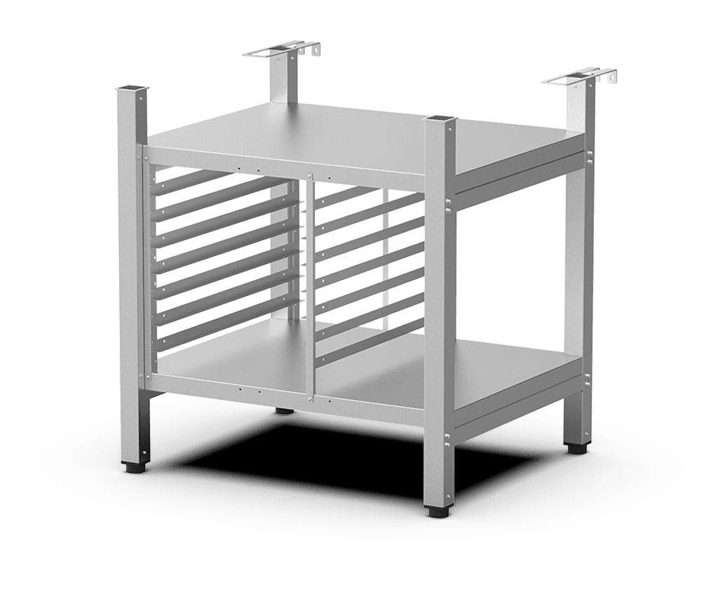 Unox The multifunctional support ideal for storing trays safely and place your oven at the perfect height to work. XWARC-07EF-UH.