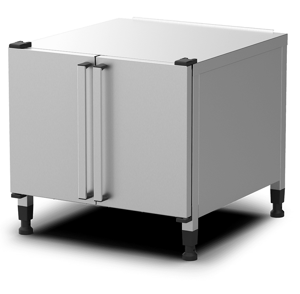 Unox Equipped with a tray-holding compartment and free space for the storage of material. XWLEA-10EF-U.