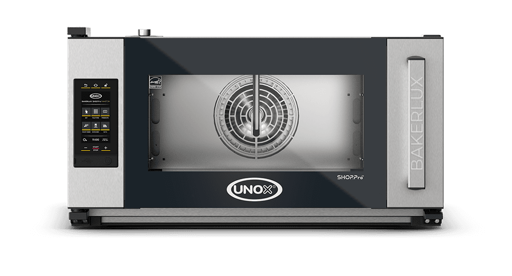 3 teglie 600x400 Render forno a convezione professionale con umidità UNOX BAKERLUX SHOP.Pro™ MASTER XEFR-03EU-EMRV-MT.