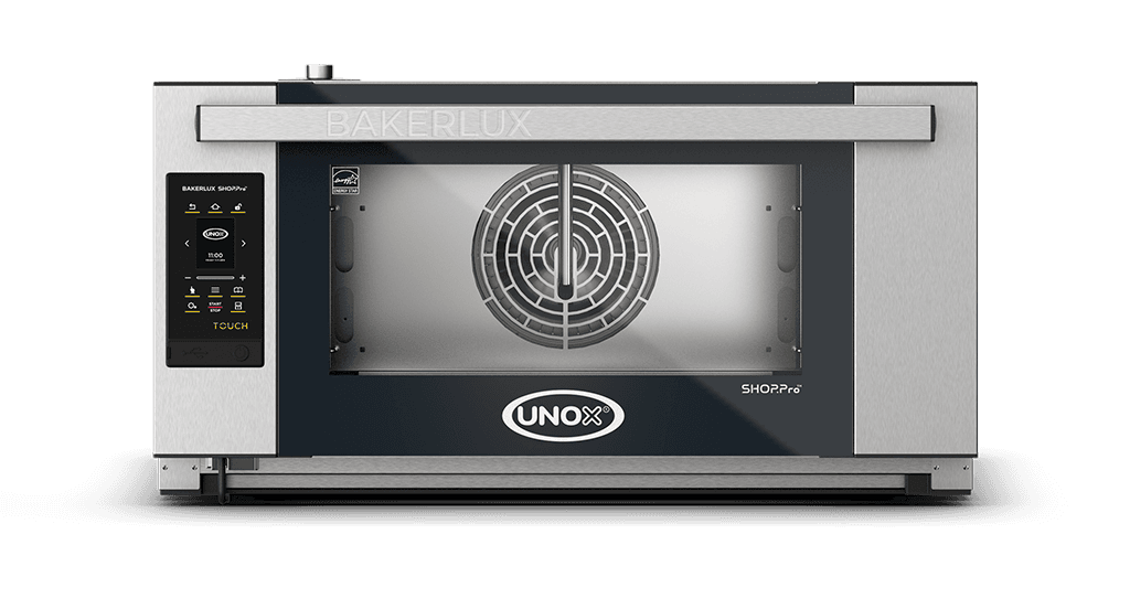 3 teglie 600x400 Render forno a convezione professionale con umidità UNOX BAKERLUX SHOP.Pro™ TOUCH XEFR-03EU-ETDP.