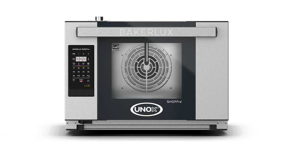 3 teglie 460x330 Render forno a convezione professionale con umidità UNOX BAKERLUX SHOP.Pro™ LED XEFR-03HS-ELDP.