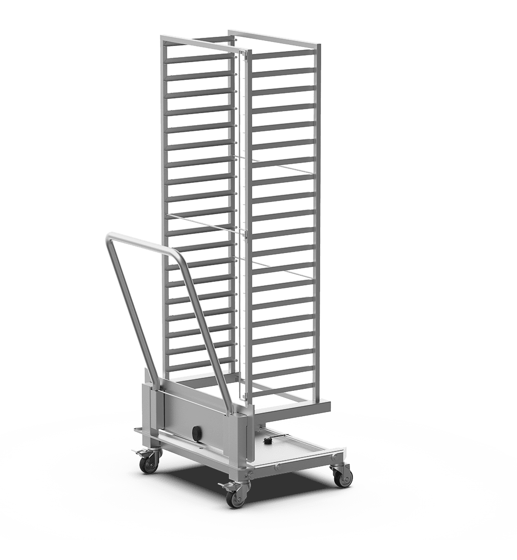 Unox Tray-holding trolley made of AISI 304 steel. XCV1001.