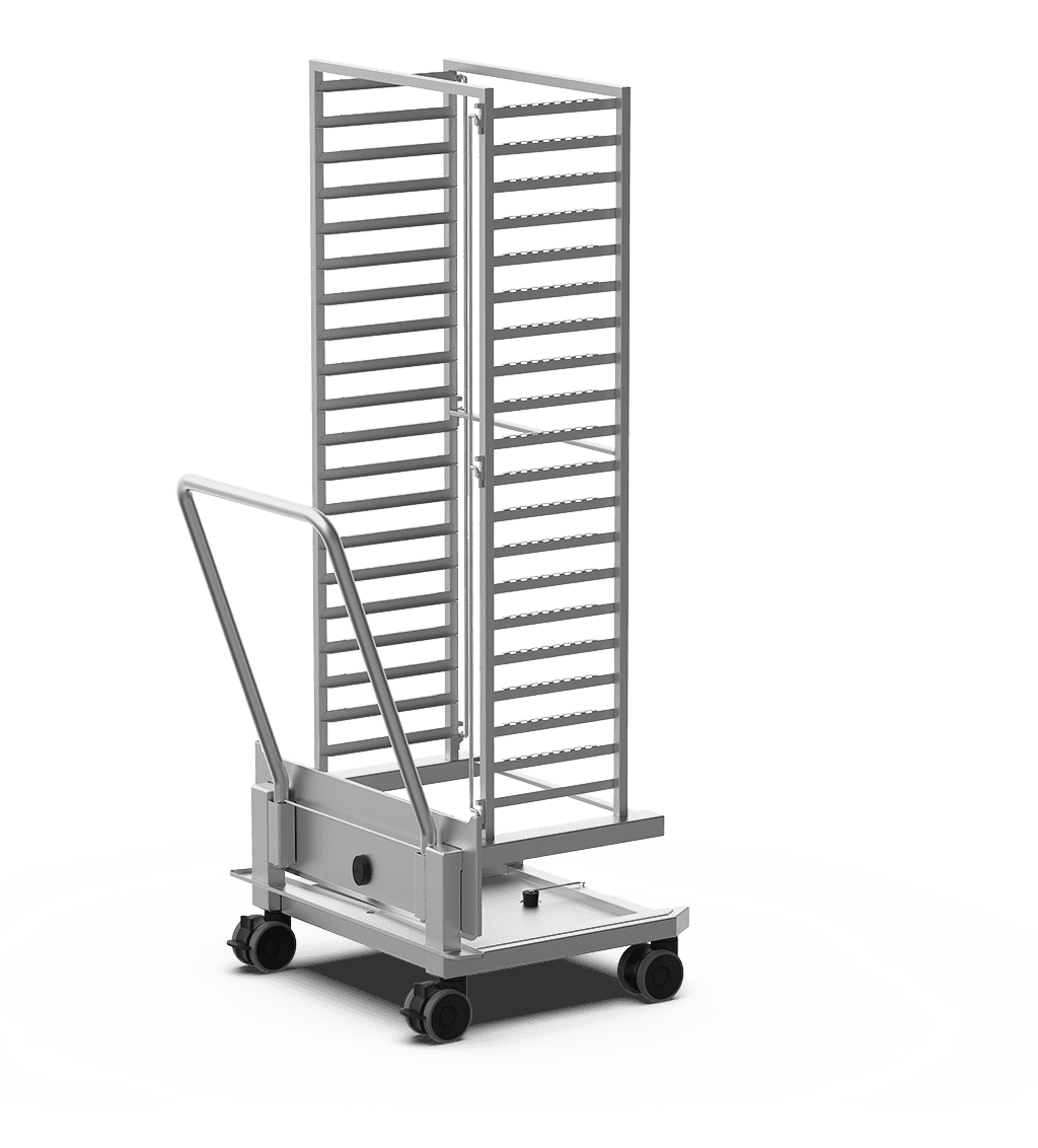 Unox Tray-holder trolley made of corrosion-resistant AISI 316L steel. XEVTL-2011.
