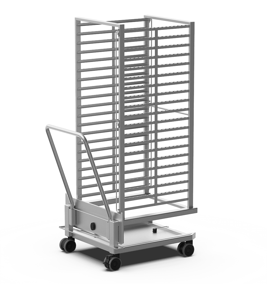 Unox Tray-holder trolley made of corrosion-resistant AISI 316L steel. XEVTL-2021.
