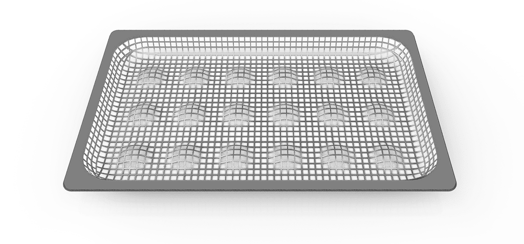 POTATO.FRY teglia professionale Unox per frittura e uova GN 2/1, GN 1/1 GRP817.