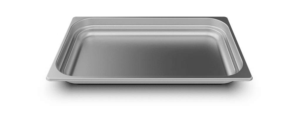 Unox Stainless steel tray for vacuum-packing. TG116.