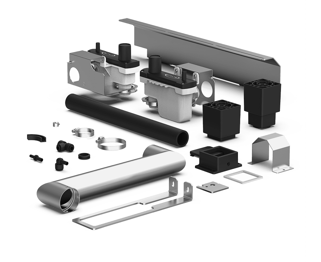 Unox This kit includes everything you need to install and stack two electric ovens. XACQC-0013-E.