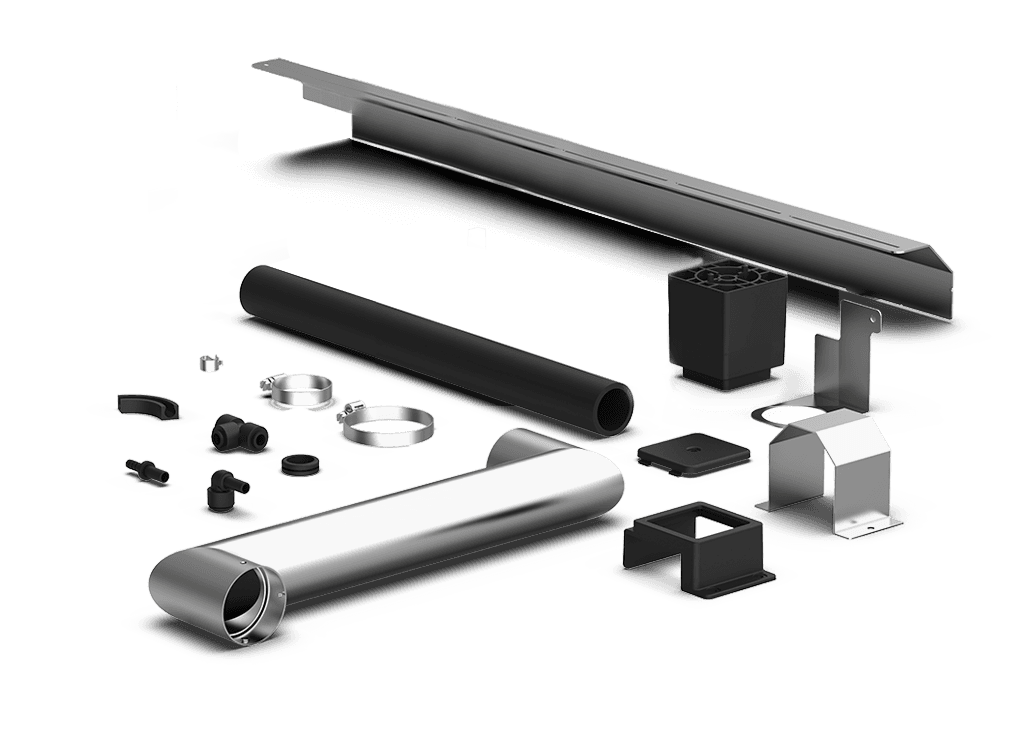 Unox This kit includes everything you need to install and stack two electric ovens. XAVQC-0011-E-CX.