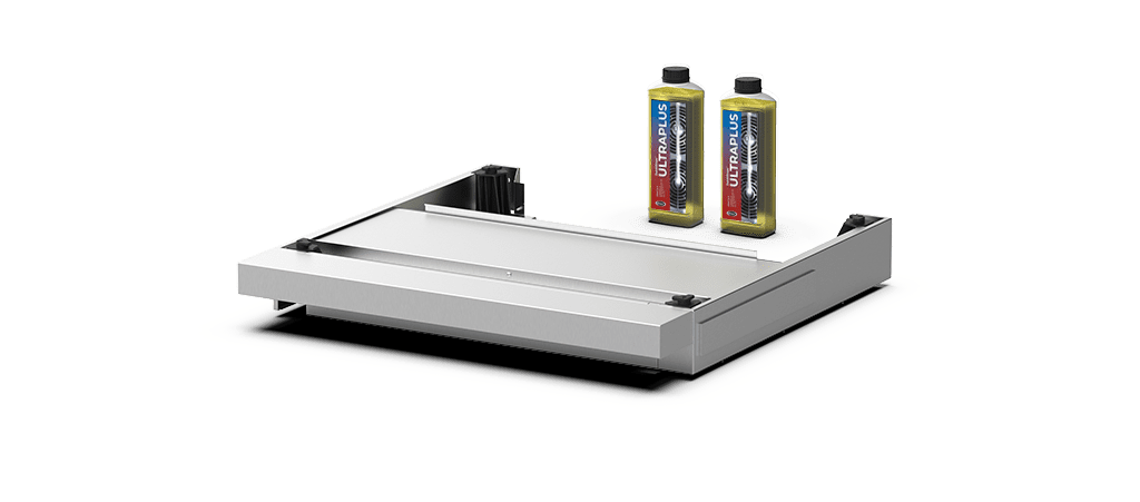 Unox It includes all the necessary parts for the correct installation of two stacked electric ovens and two bottles (1 liter each) of DET&Rinse™ ULTRAPLUS detergent UN 1824, 8, II - ADR LIMITED QUANTITY. XEDQA-0011-E-DRU.