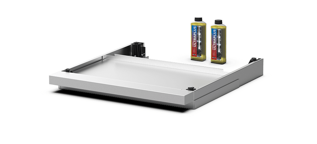 Unox It includes all the necessary parts for the correct installation of two stacked electric ovens and two bottles (1 liter each) of DET&Rinse™ ULTRAPLUS detergent UN 1824, 8, II - ADR LIMITED QUANTITY. XELQA-00EU-E-DRU.