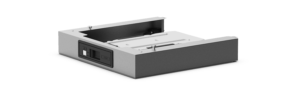 Unox Water tank for oven positioned on counter. 4 liters capacity. XHC020.