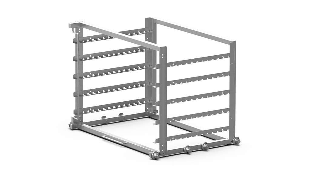 Unox It allows rapid loading and extraction of the trays, reducing the amount of time the door is open. XWLBA-05EU.