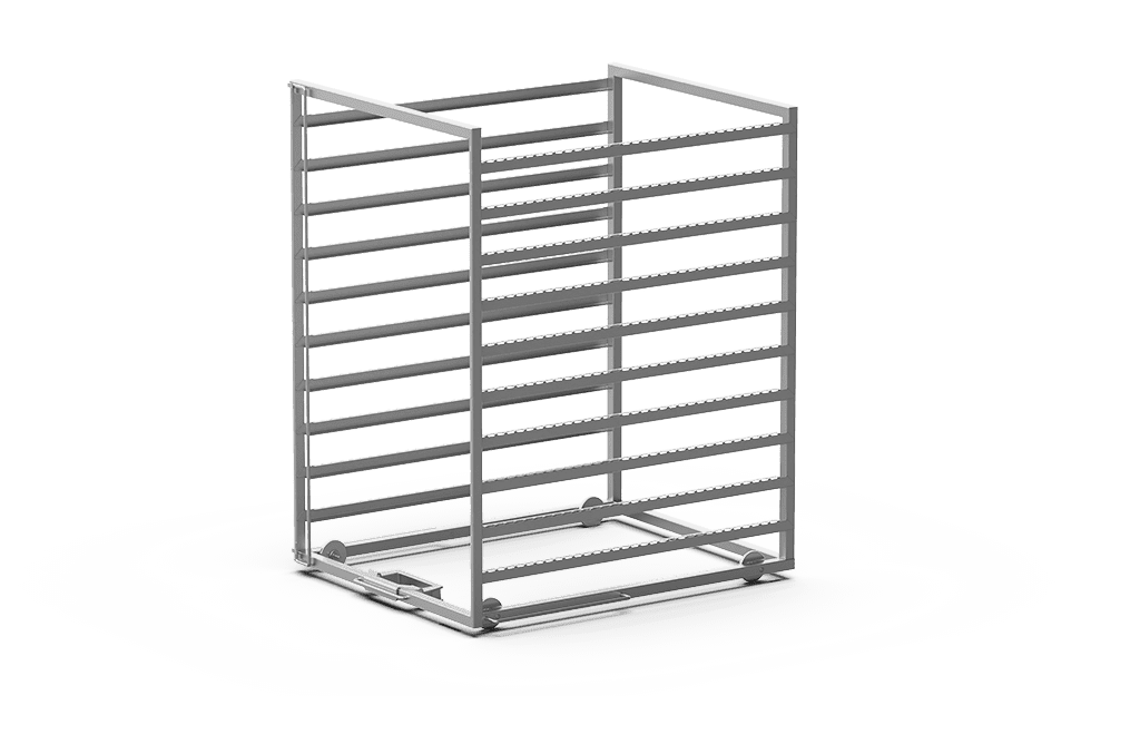 Unox It allows rapid loading and extraction of the trays, reducing the amount of time the door is open. XWVBC-1021.